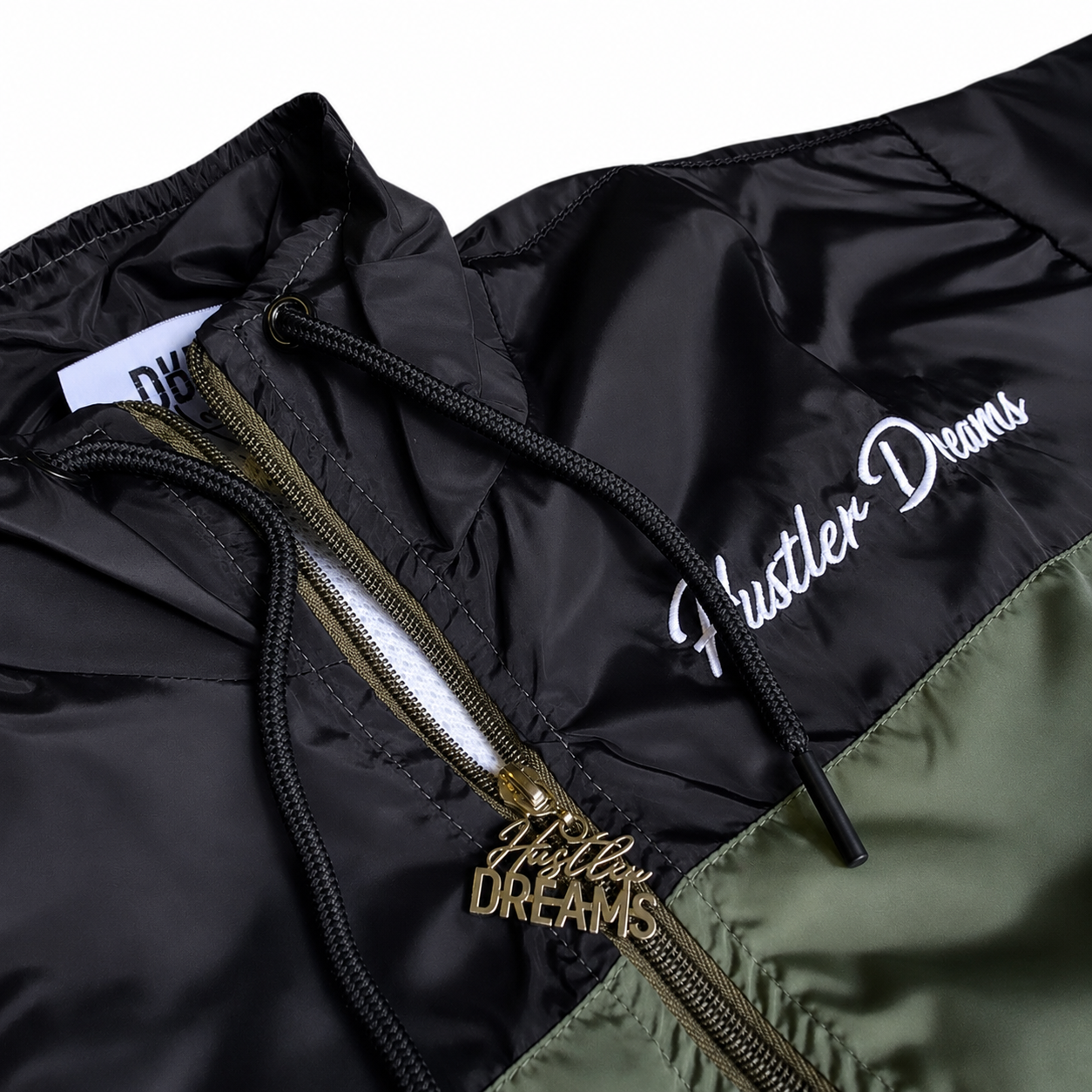 Cash Flow Short Set - Olive/White/Black