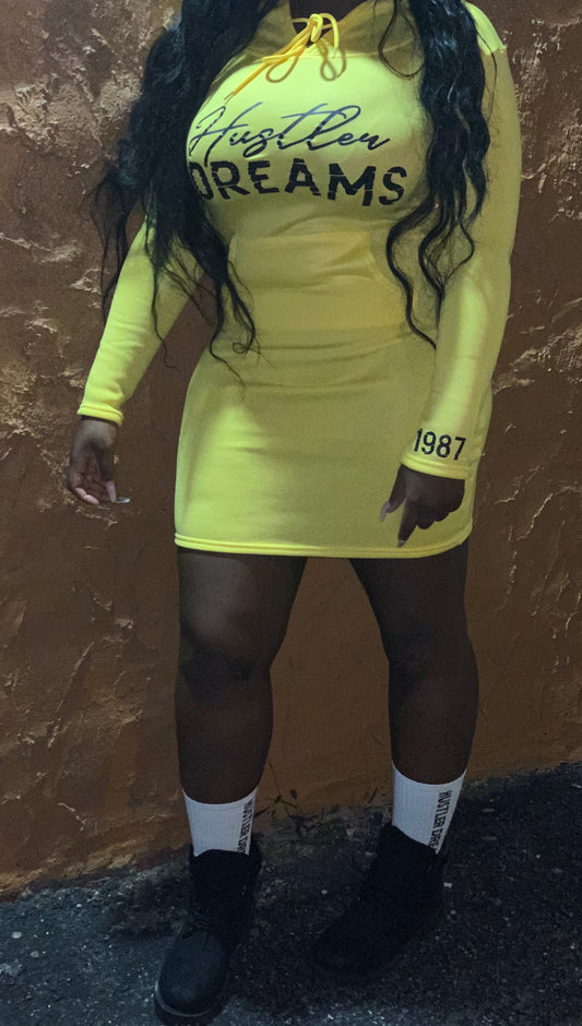 "Hustler Dreams" Limited Edition Hoodie Dress