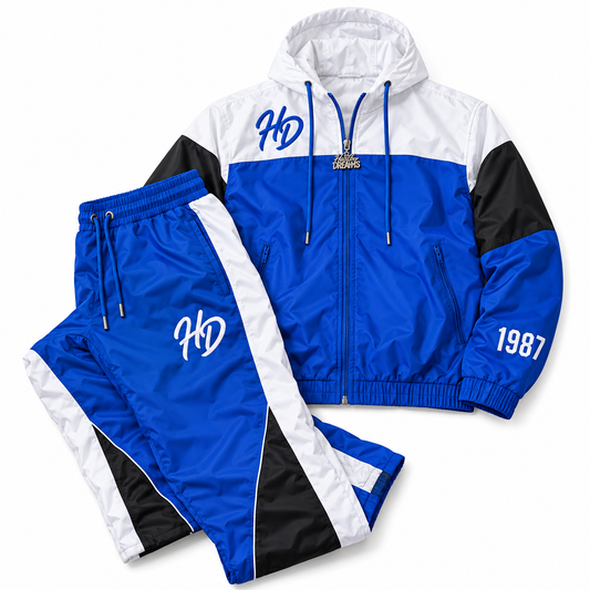 Millionaire Track Set - Royal/Black/White