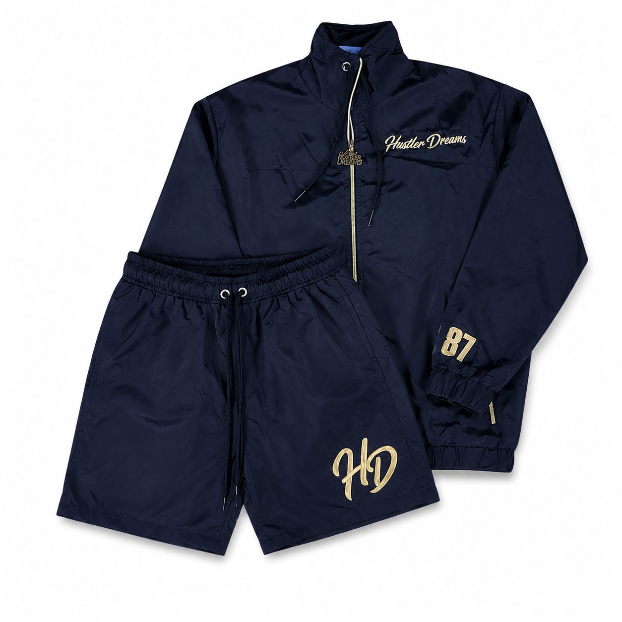 Cash Flow Short Set - Black/Gold